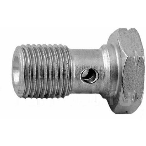 Банджо болт (штуцер) тормозной M10x1 L20mm для мотоциклов и автомобилей