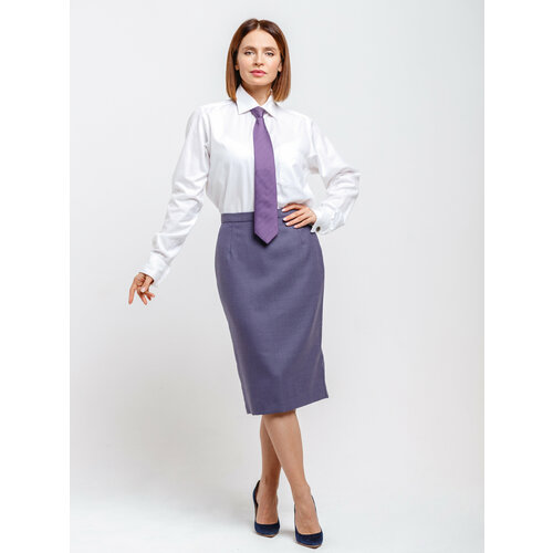 фото Юбка lenes brand, размер 52, фиолетовый, белый