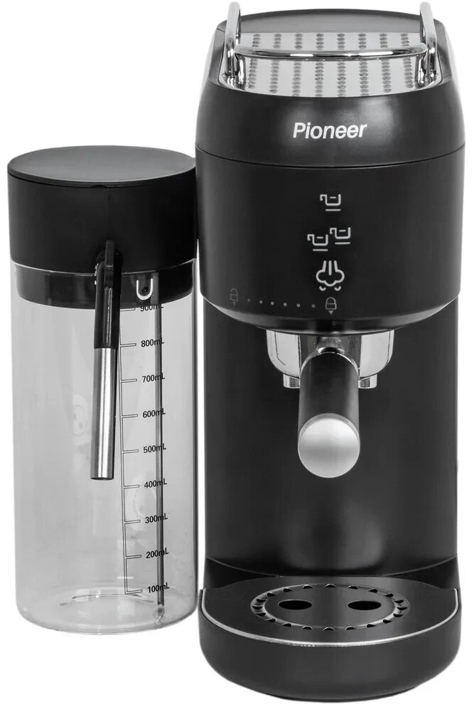 Кофемашина рожкового типа Pioneer CMA019 black - фотография № 13