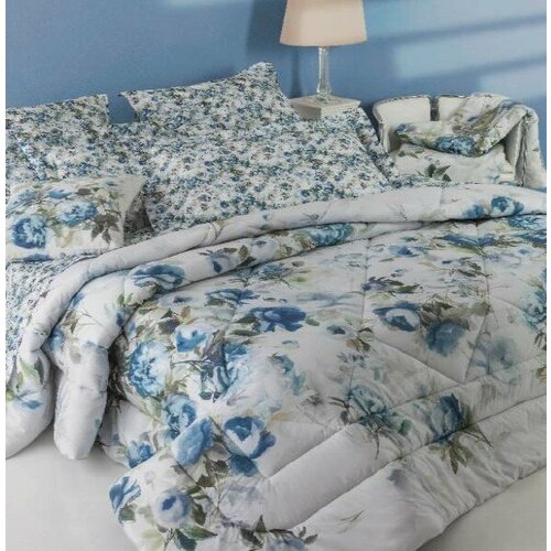 Mirabello Постельное белье Moon peony цвет: синий (семейное)