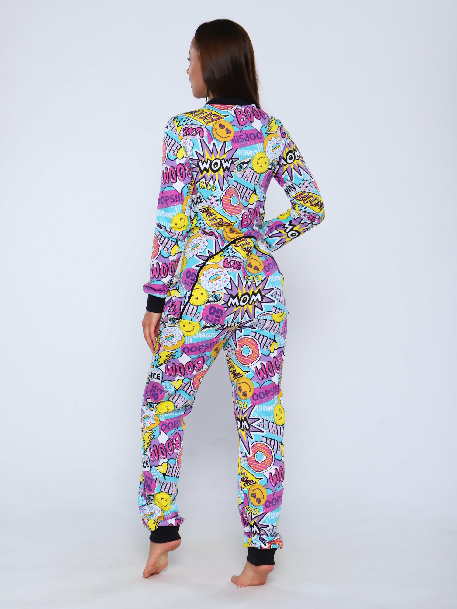 Пижама с карманом на попе комбинезон BOOM XL - фотография № 6