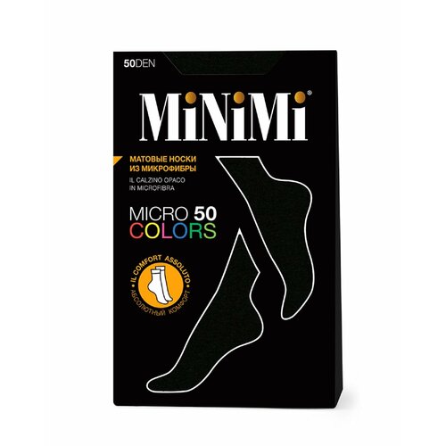 фото Носки minimi, 50 den, размер 0 (uni), черный