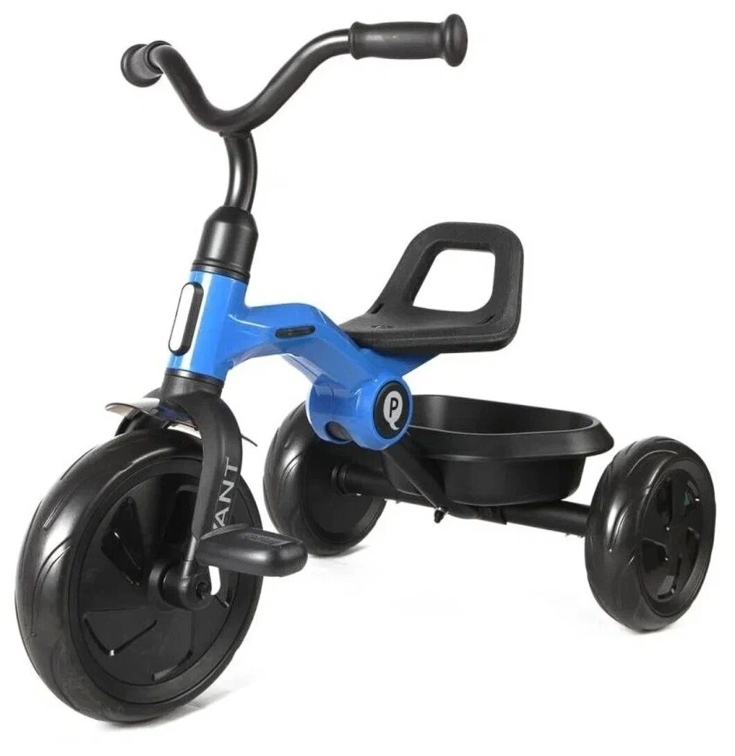 Трехколесный велосипед QPlay Ant Basic Trike, складной, синий