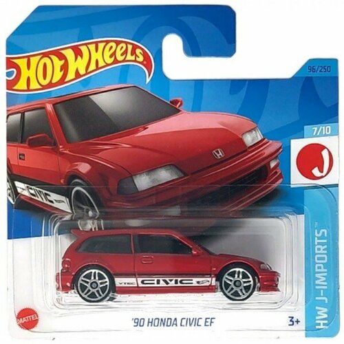 Машинка Mattel Hot Wheels '90 Honda Civic EF, арт. HKJ16 (5785) (096 из 250)
