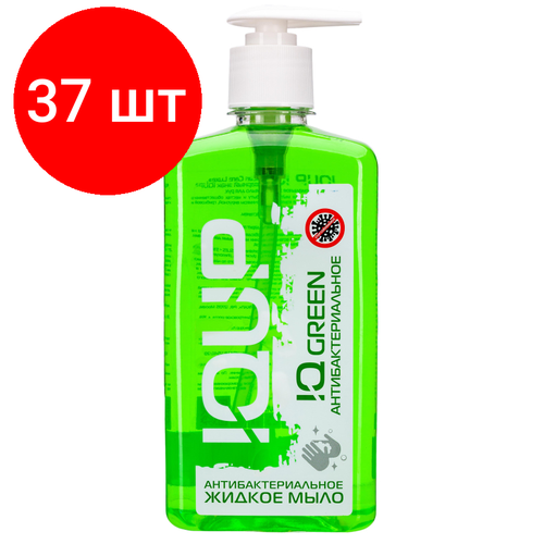 Комплект 37 штук, Мыло жидкое IQUP Clean Care Luxe антибактериальное помпа-дозатор ПЭТ 0.5л жидкое мыло clean care luxe 5 л пэт для рук с дезинфицирующим эффектом hrc