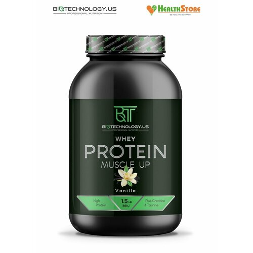 фото Biotechnology.us whey protein muscle up 0.68кг (ваниль) протеин сывороточный ваниль