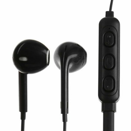 Наушники спортивные M6 беспроводные вкладыши ВТ 42 микрофон 200 мАч чёрные 55100₽