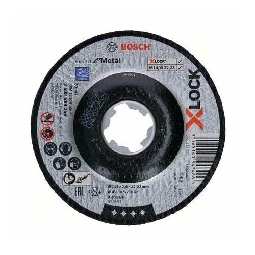 Диск шлицевой 115мм 2608619256 Bosch Power Tools 3165140947466 19776₽