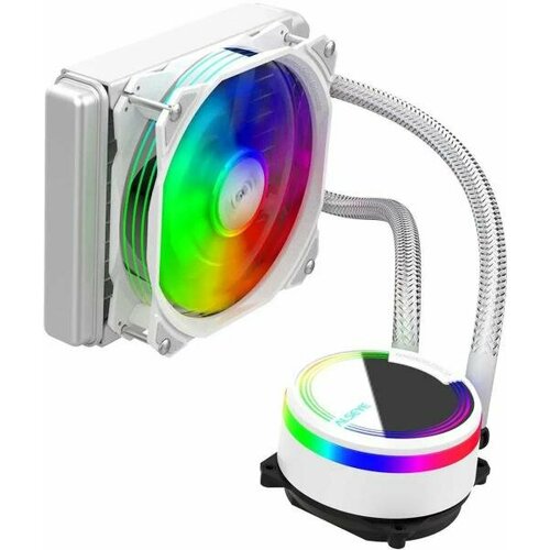 les complexes biotechniques m120 бальзам для губ сочная ежевика m120 15 мл белый Cpu Cooler M120-LW White Cpu Cooler M120-LW White, 120-157-27mm, Aluminium, 800-1700RPM, 35.8dB(A), 366CFM, Hydraulic