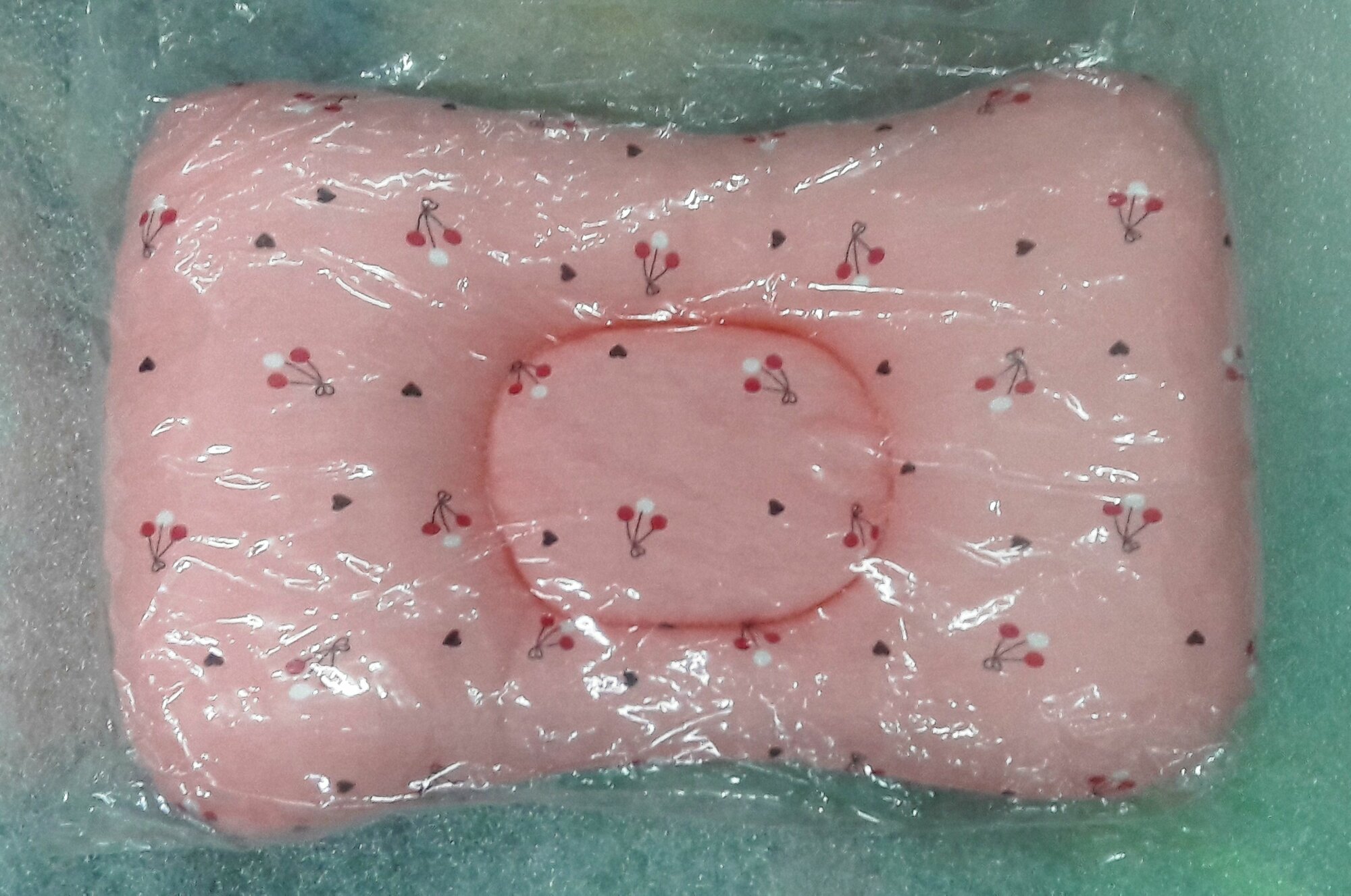 фото Подушка детская 100% хлопок "Бабочка" 30*20