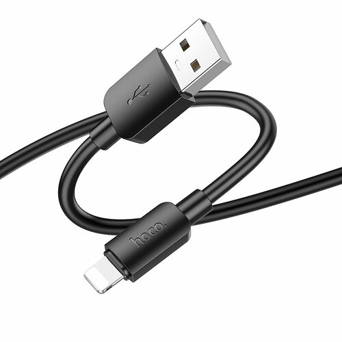 USB дата кабель Lightning, HOCO, X96, 1M, черный usb дата кабель lightning hoco x85 1m черный