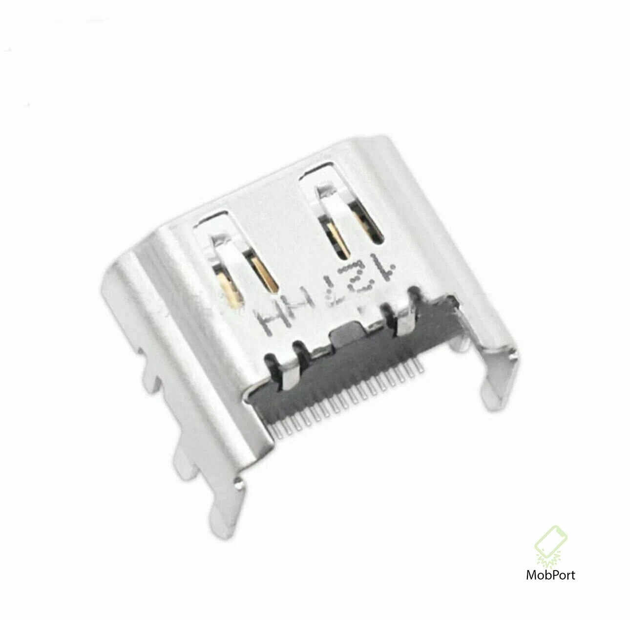 Разъем HDMI для PlayStation 4, металл, пластик, для пайки 1 шт. — фото 1