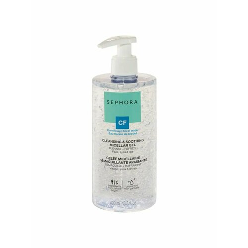 Мицеллярный гель тройного действия с васильковой водой