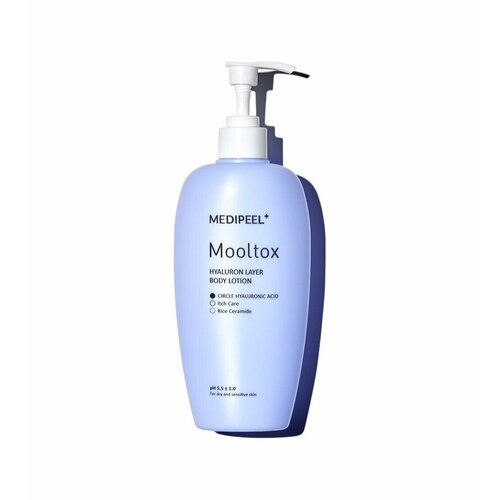 Интенсивно увлажняющий лосьон для тела MEDI-PEEL Mooltox Hyaluron Layer Body Lotion 400 мл 1950₽
