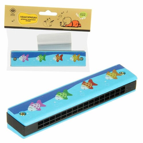 Деревянный музыкальный инструмент игрушка Губная гармошка Фабрика Фантазий 260₽