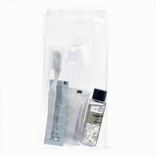 Набор из 3 предметов Travel, Зубной набор, Шампунь в флаконе, Мыло, 100 шт.