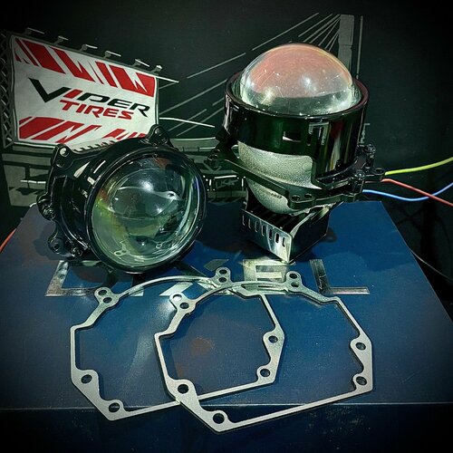 Светодиодные линзы GQ билед bi-led для Jeep Grand Cherokee 3 WK 2004-2010