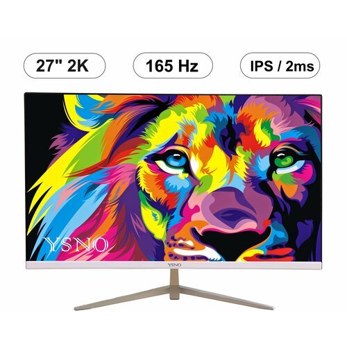 27 Монитор 2K YSNO W27Q165 25601440 165 Гц IPS изогнутый белый 18489₽