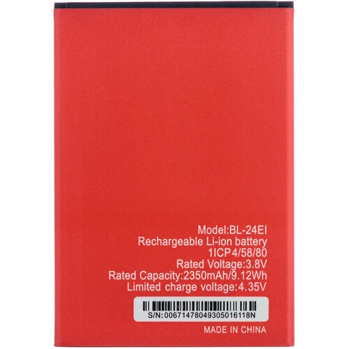 Аккумулятор для телефона Itel A46 A44 it1508 S13 BL-24EI 2350mAh 700₽