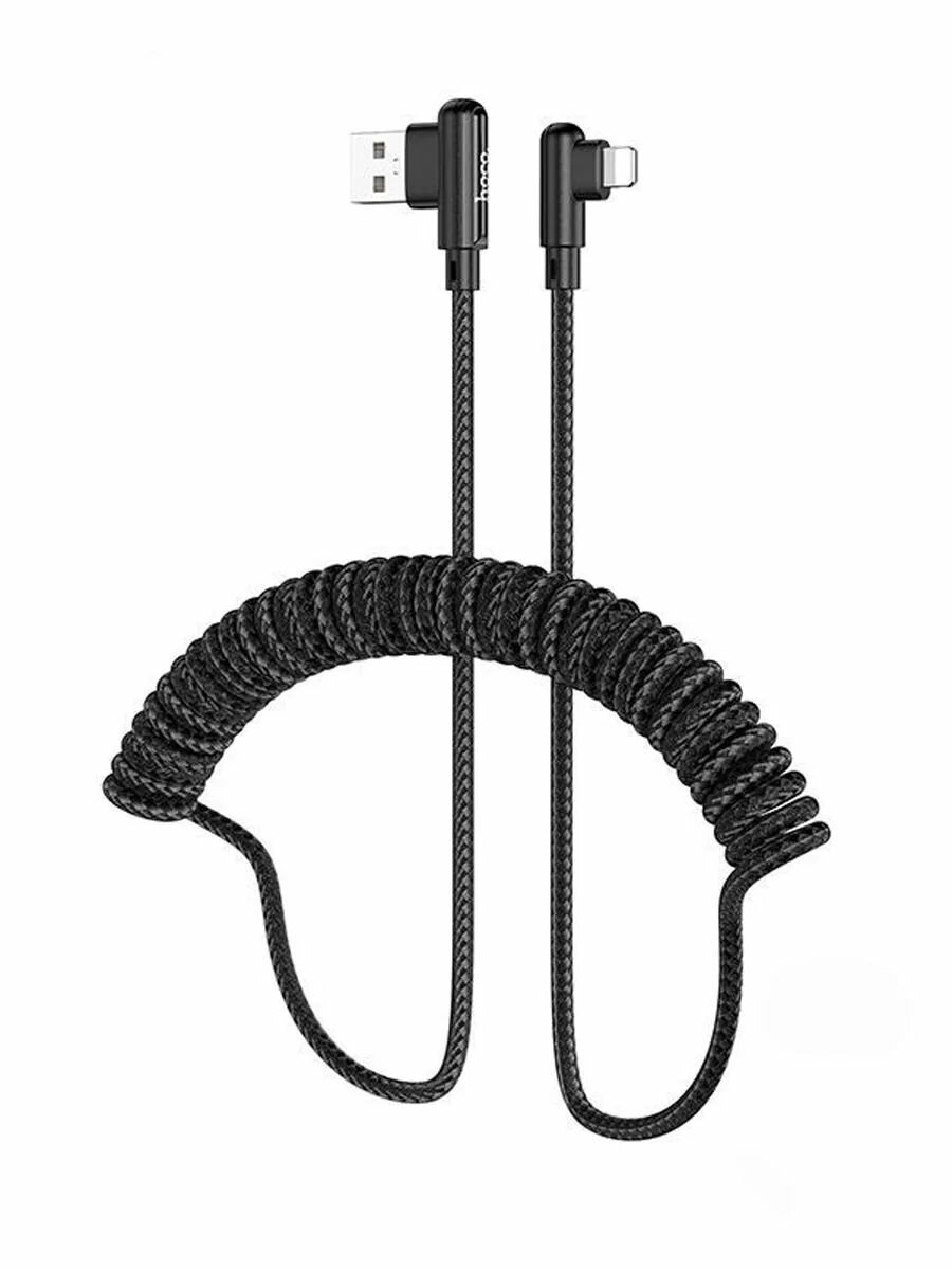 Кабель Спираль USB to Lightning 2.4A — фото 1