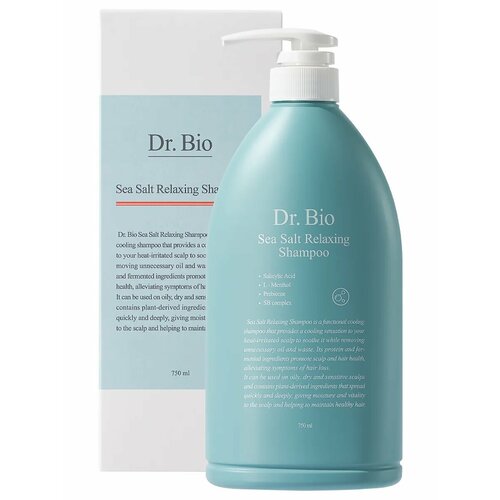 Расслабляющий шампунь с морской солью Dr. Bio Sea Salt Relaxing Shampoo 750 мл