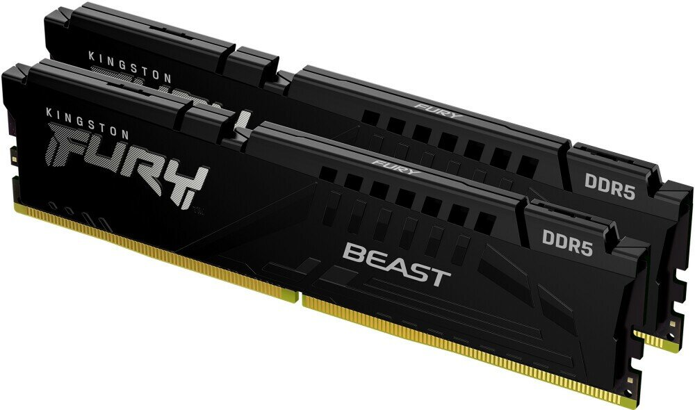 Оперативная память 32Gb DDR5 6800MHz Kingston Fury Beast (2x16Gb KIT) (KF568C34BBK2-32)
