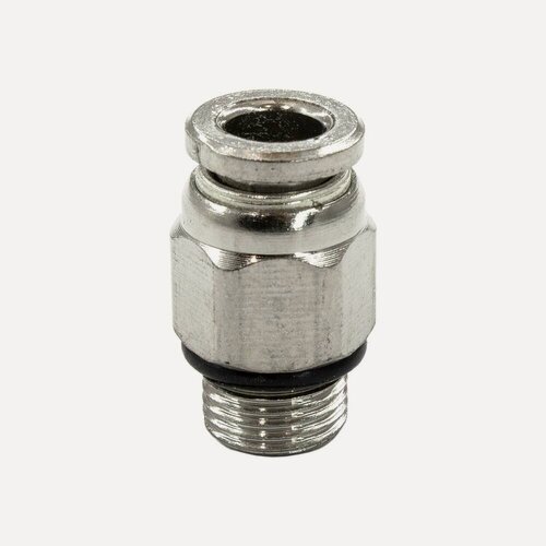 Изображение товара Пневмофитинг цанговый прямой Cn-I-1/8M-6 для полиуретановых и рильсановых трубок, Арт. 4874