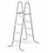 Лестница INTEX 28077 со съемными ступеньками, для бассейнов высотой 132 см