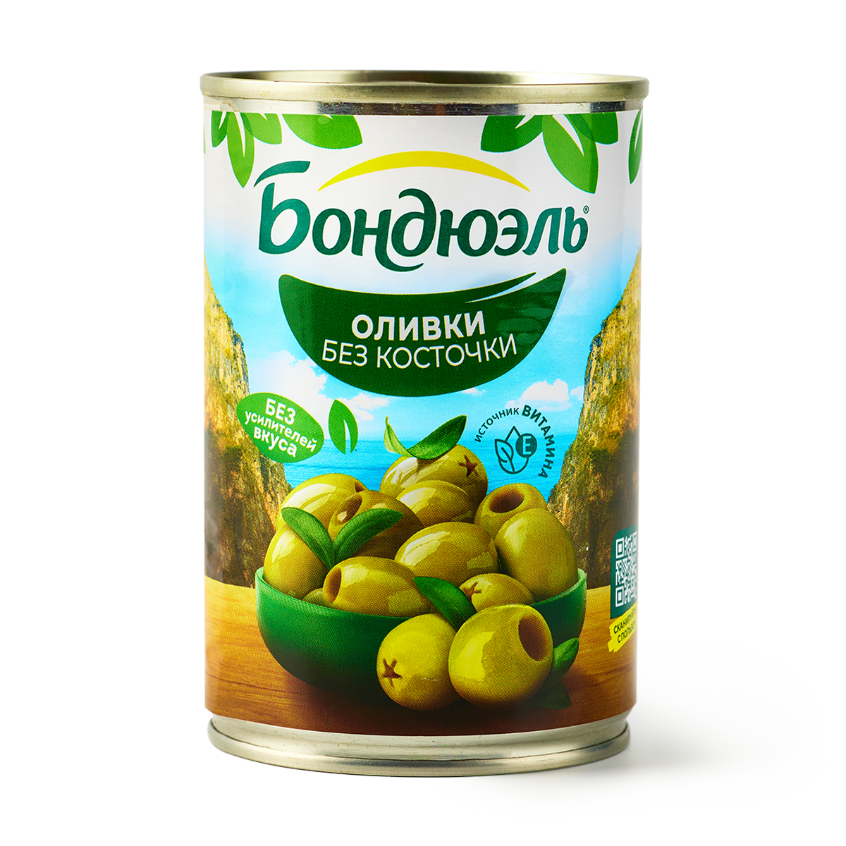 Оливки Bonduelle, без косточки, в рассоле, жестяная банка, 300 г