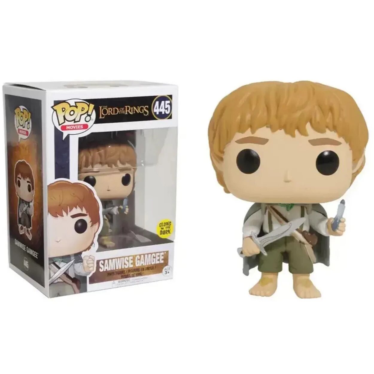 Фигурка Funko POP! Сэмуайз Гэмджи (Samwise Gamgee) #445 Светящийся