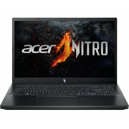 15.6" Игровой ноутбук Acer Nitro V15 ANV15-41, AMD Ryzen 7 7735HS (3.2 ГГц, 8 ядер), RAM 16 ГБ DDR5, SSD 2048 ГБ, NVIDIA GeForce RTX 3050 (6 Гб), Windows 11 Pro, Русская раскладка черный