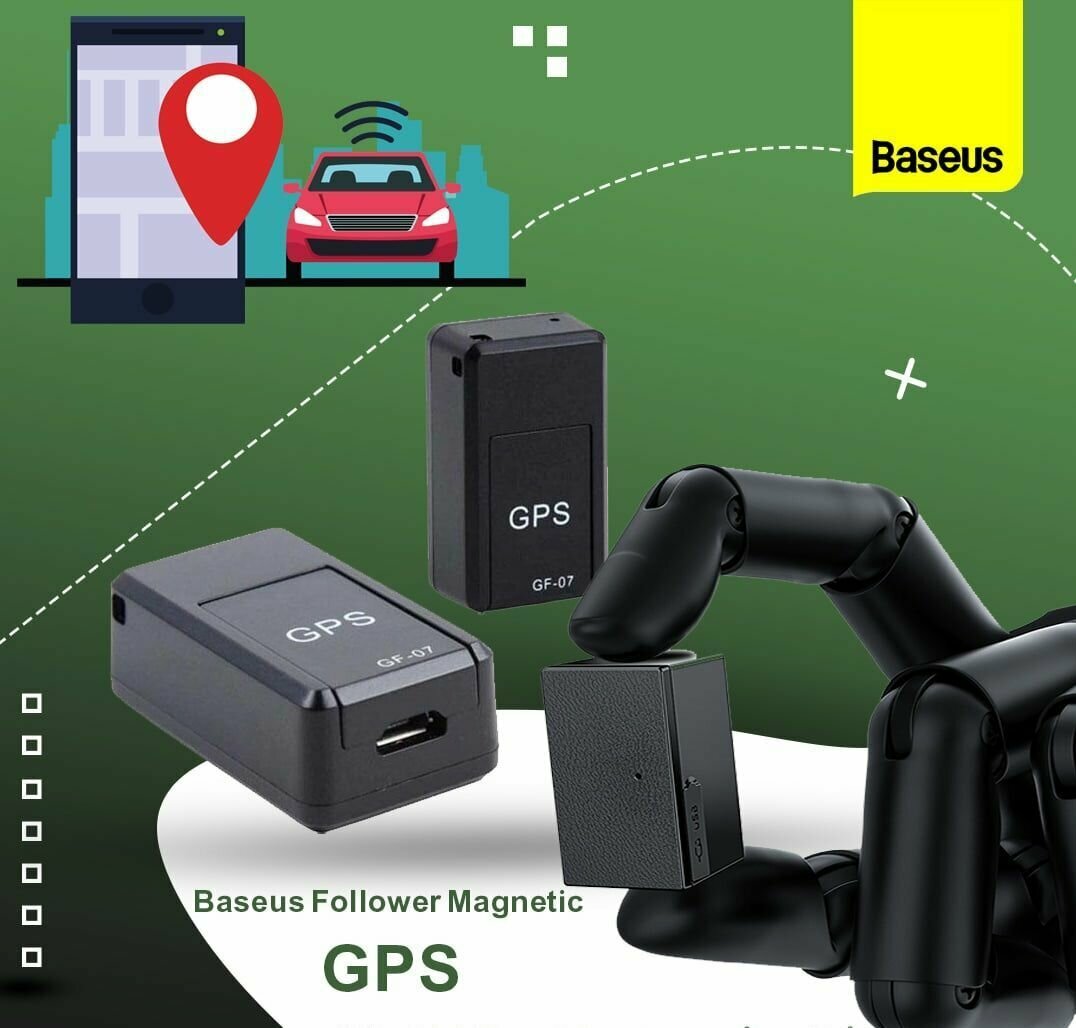 Магнитный автоматический локатор Baseus Follower Magnetic Auto Locator - Black
