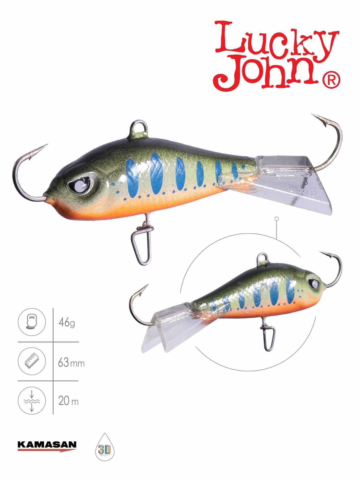 Балансир Lucky John BALTIC 6 60мм/103 — фото 1