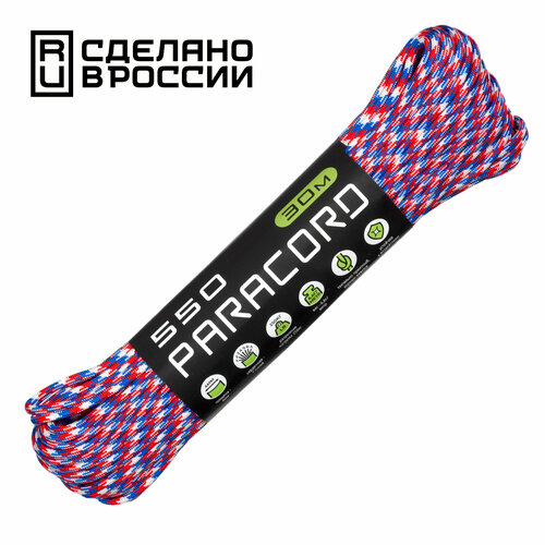 Паракорд 550 CORD nylon 30м RUS (flag)