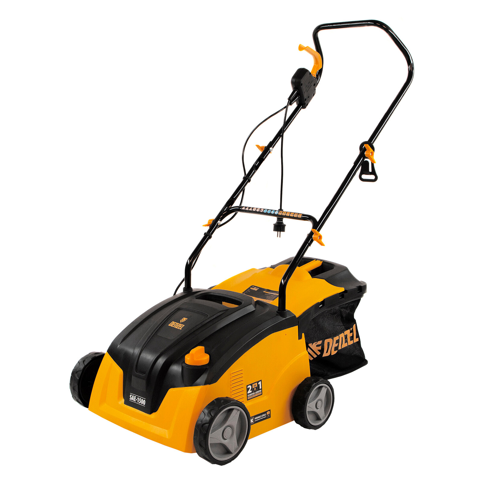 Скарификатор-аэратор электрический Denzel SAE-1500 (1500 Вт -11/+5 см 32 cм)
