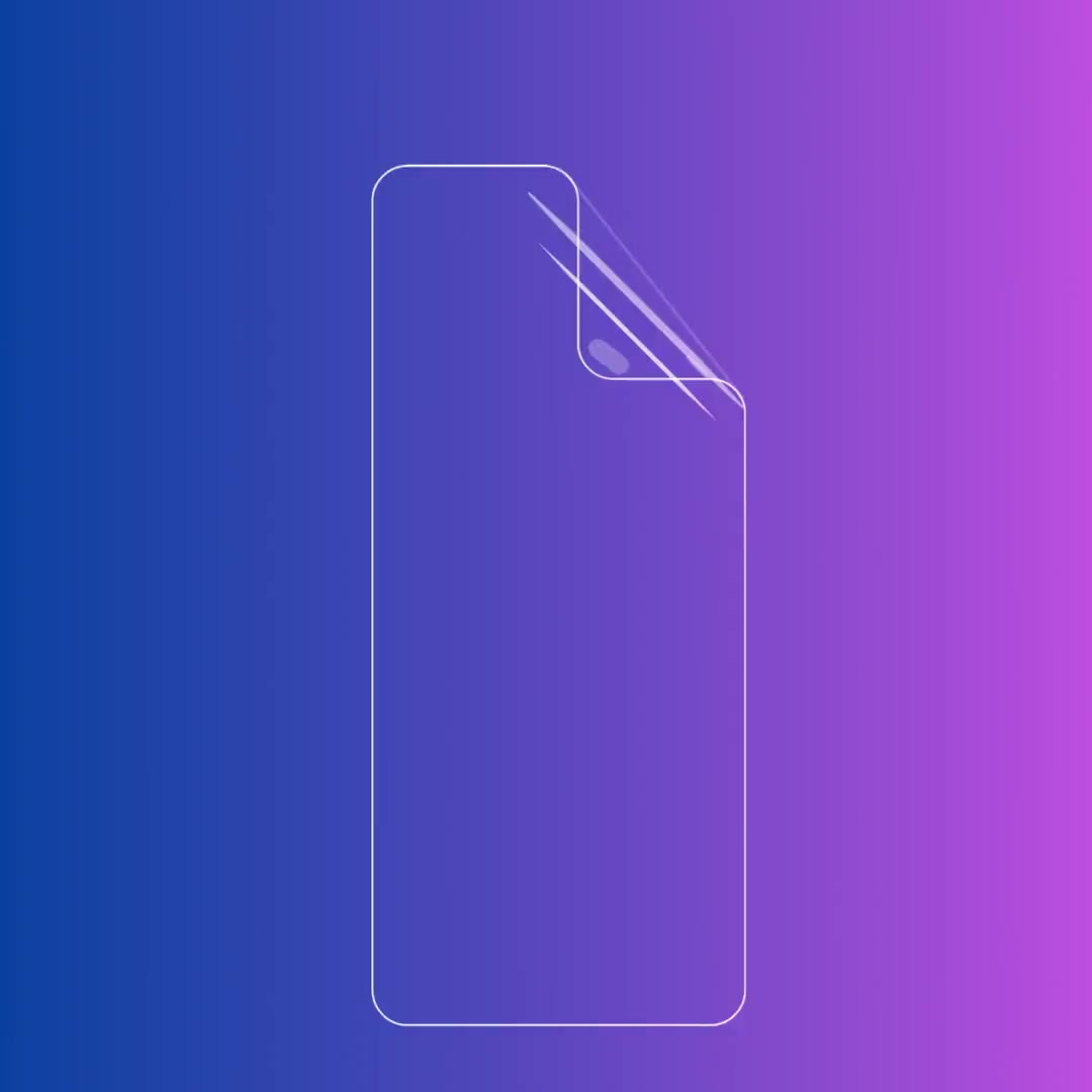 Комплект 2шт. Защитная гидрогелевая пленка на Tecno Spark 20 Pro / матовая на экран / Противоударная бронепленка с эффектом восстановления на Текно Спарк 20 Про — фото 1