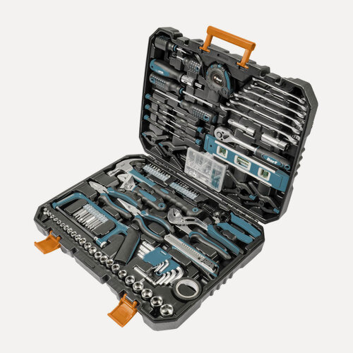 Изображение товара Набор ручного инструмента Bort BTK-168, в кейсе, 168 элементов, сталь