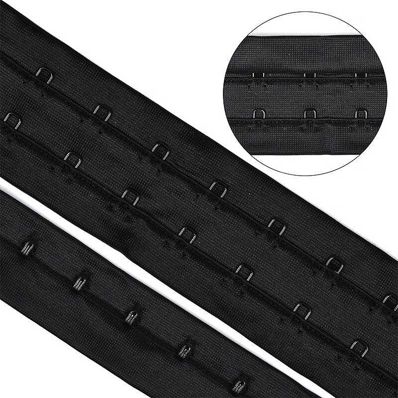 Крючки на ленте TBY 2 ряда, B 40 мм, черные, 45,7 м (TBY.75361)