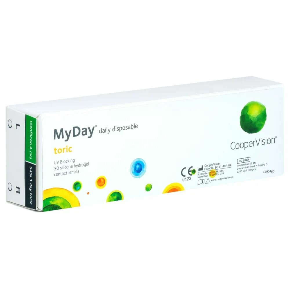Изображение MyDay Toric (30 линз) -9.50 -1.75 10