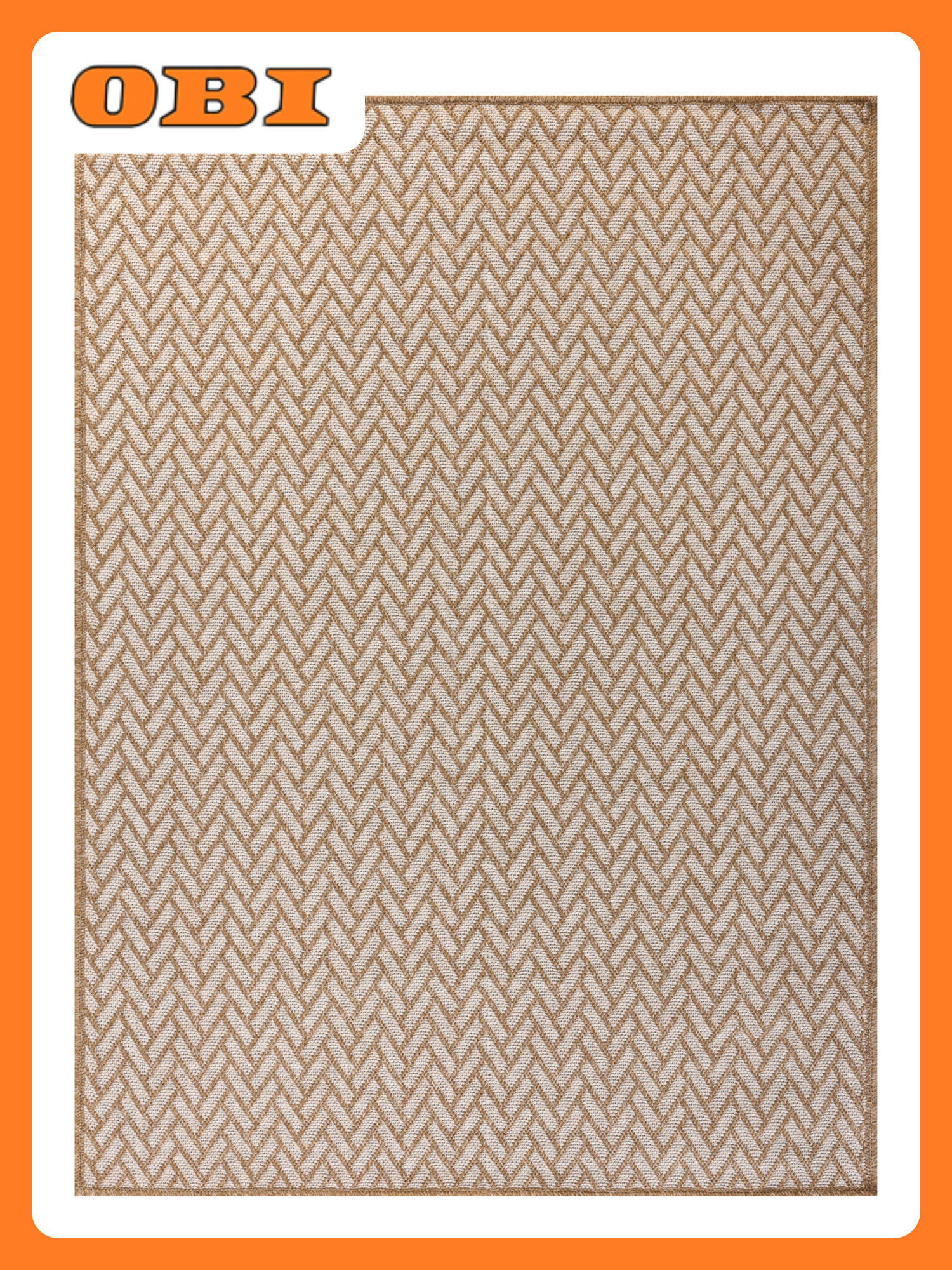 Ковер LOOMX CRAFT CRF-810306 прямоугольный 08x15 м коричневый