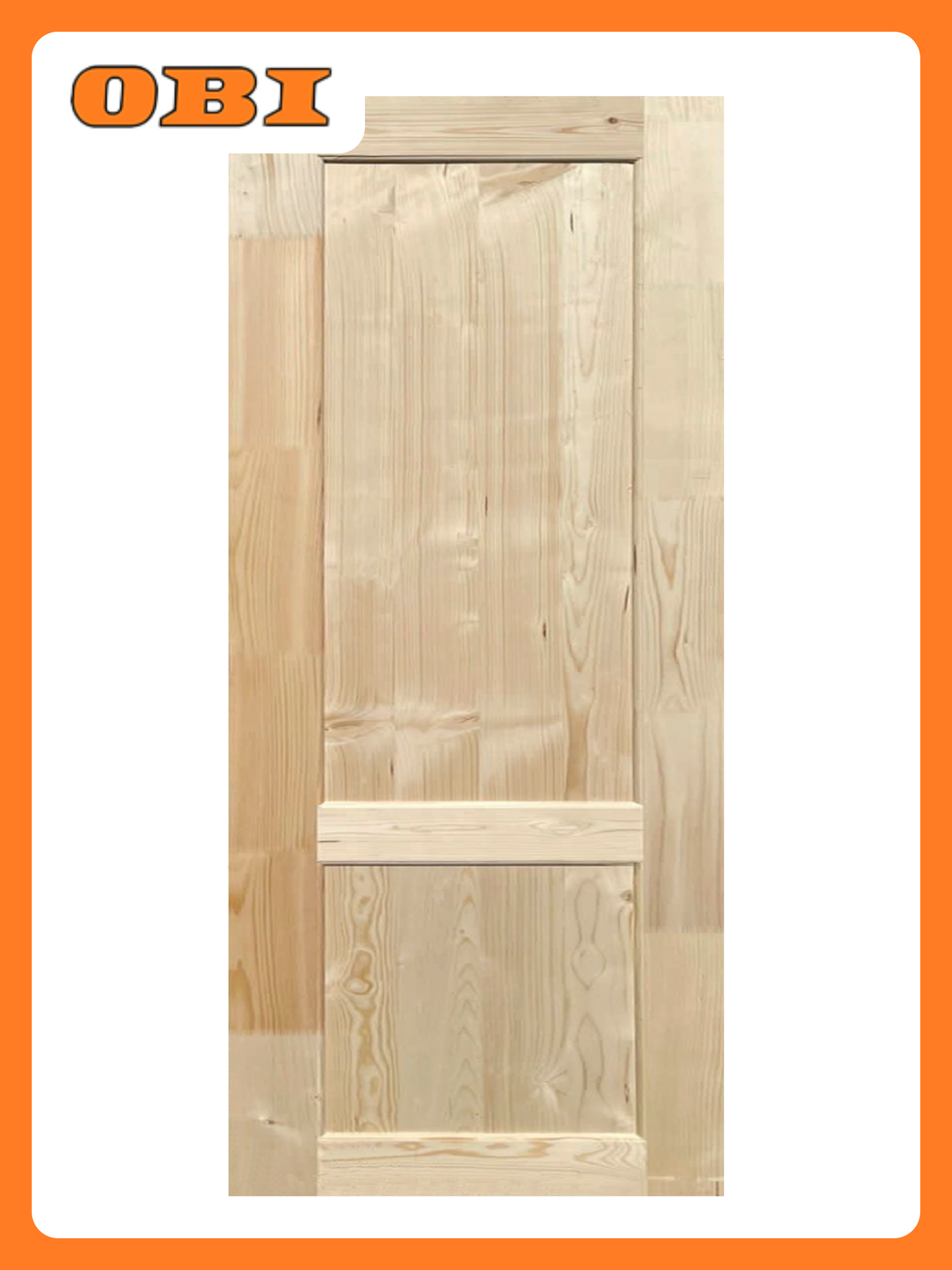 Дверное полотно Классика распашное глухое коричневое 2000x800 мм