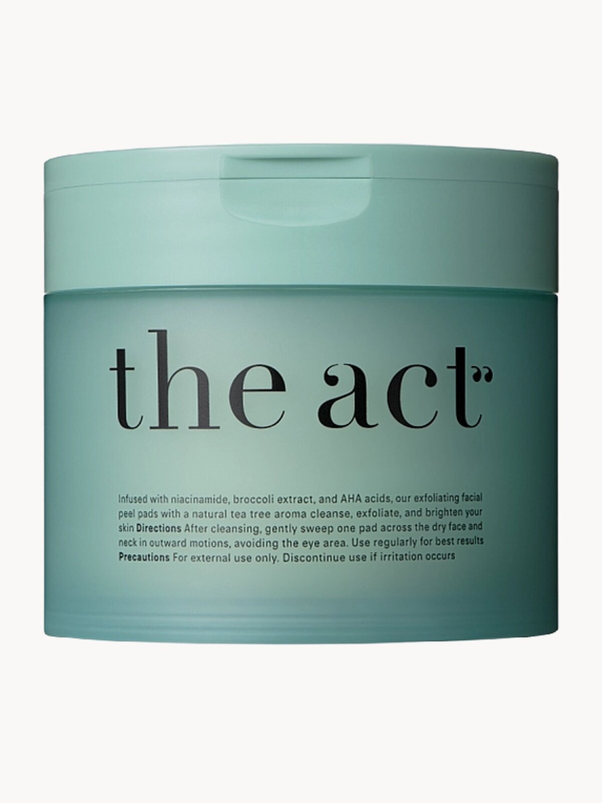 Очищающие пилинг-диски пэды для лица The Act, уменьшают воспаления, 60шт