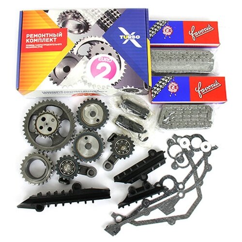 Комплект натяжного устройства двигатель 406 Евро-2 полный, цепи 72/92 CZ Чехия 