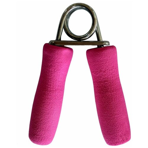 фото Эспандер кистевой (розовый) (хромированный металл, ручки неопреновые) бренд не указан
