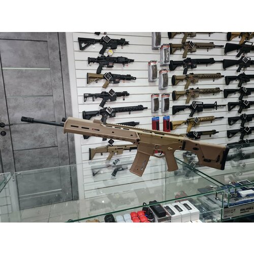 привод страйкбольный cyma m4 salient arms tan abs cm518 tn Страйкбольный автомат (A&K) MASADA SPR (TAN)