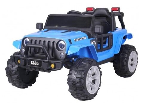 Детский электромобиль RiverToys Т222ТТ синий