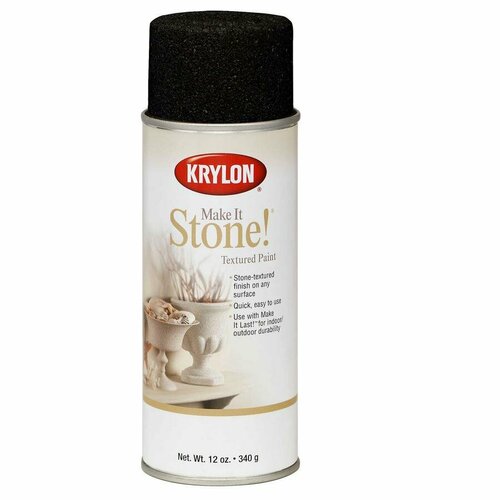 Аэрозольная краска с эффектом камня KRYLON Make it Stone! Textured Paint, White Onyx, 340гр