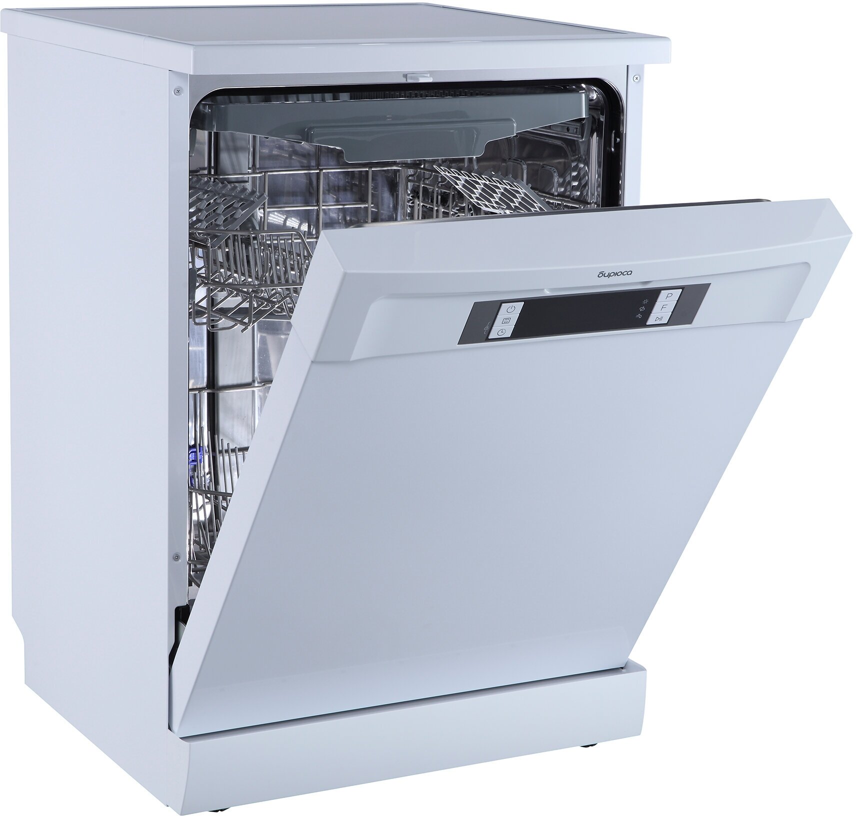 Посудомоечная машина 60см БИРЮСА DWF-614/6 W белый, 3 корз. - фотография № 5