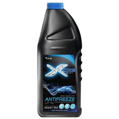 Антифриз X-FREEZE Antifreeze Blue G11 готовый -40C синий 1 кг 430206065