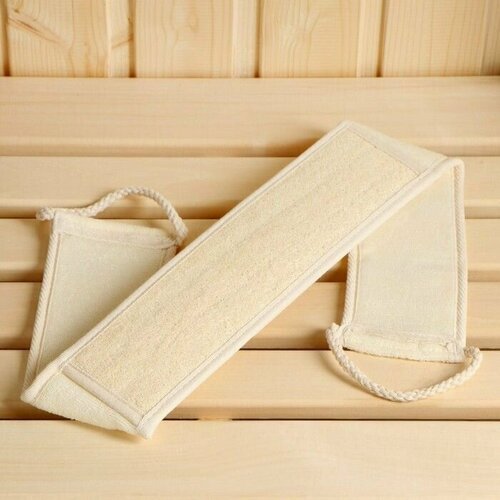 Мочалка из люфы лента с сегментами с хлопком 705х84 см 850₽